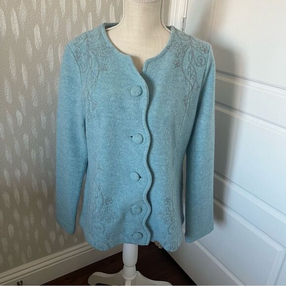Pendleton Elegant Blue Women's Sweater Size Large - Picture 1 of 6